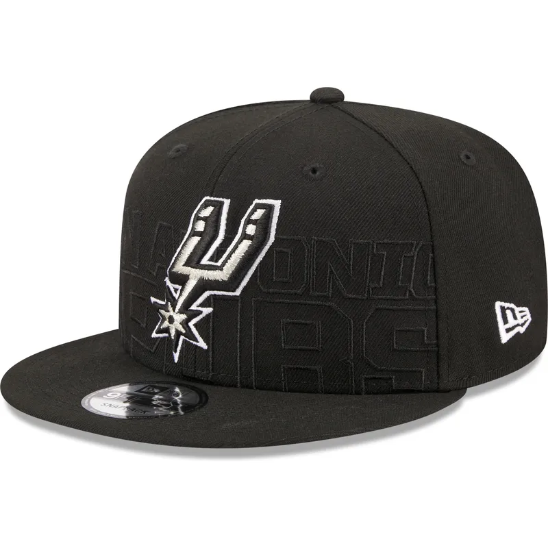 kepsar-plana-svart-snapback-9fifty-draft-edition-2023-fran-san-antonio-spurs-nba-av-new-era