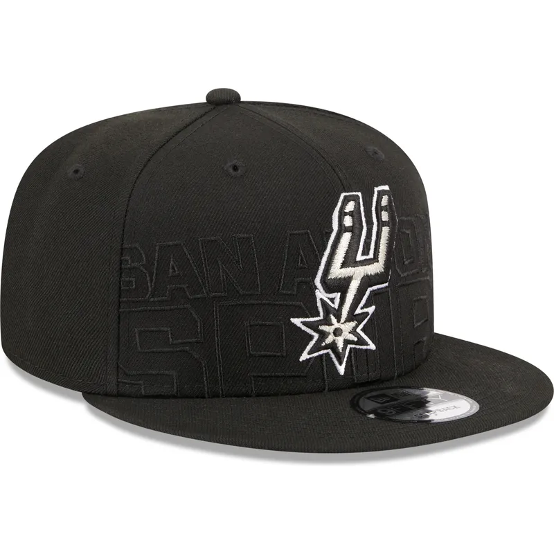kepsar-plana-svart-snapback-9fifty-draft-edition-2023-fran-san-antonio-spurs-nba-av-new-era