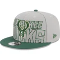 gra-och-gron-platt-keps-snapback-9fifty-draft-edition-2023-fran-milwaukee-bucks-nba-av-new-era