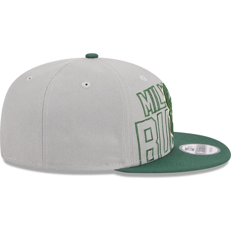 gra-och-gron-platt-keps-snapback-9fifty-draft-edition-2023-fran-milwaukee-bucks-nba-av-new-era