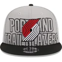 gra-och-svart-platt-keps-snapback-9fifty-draft-edition-2023-fran-portland-trail-blazers-nba-av-new-era