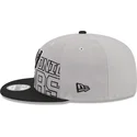 san-antonio-spurs-nba-new-era-gra-och-svart-platt-skarm-snapback-keps-9fifty-draft-edition-2023