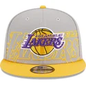 los-angeles-lakers-nba-new-era-gra-och-gul-snapback-9fifty-draft-edition-2023-platt-keps