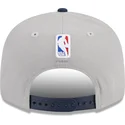 gra-och-marinbla-snapback-platt-keps-9fifty-draft-edition-2023-av-memphis-grizzlies-nba-fran-new-era