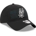 kepsar-curva-svart-justerbart-band-9twenty-draft-edition-2023-fran-san-antonio-spurs-nba-av-new-era