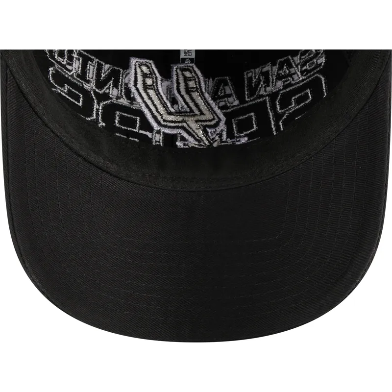 kepsar-curva-svart-justerbart-band-9twenty-draft-edition-2023-fran-san-antonio-spurs-nba-av-new-era