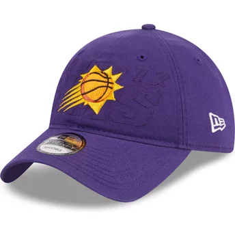 Justerbar lila böjd keps 9TWENTY Draft Edition 2023 för Phoenix Suns NBA från New Era