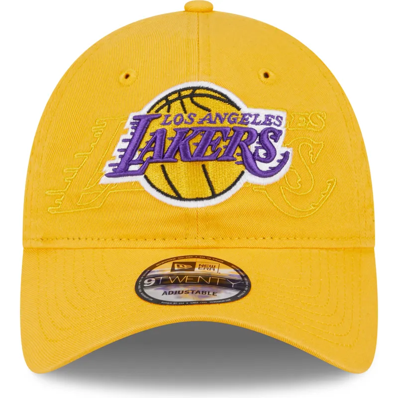kepsar-curva-gul-justerbart-band-9twenty-draft-edition-2023-fran-los-angeles-lakers-nba-av-new-era