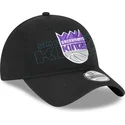 kepsar-curva-svart-justerbart-band-9twenty-draft-edition-2023-fran-sacramento-kings-nba-av-new-era