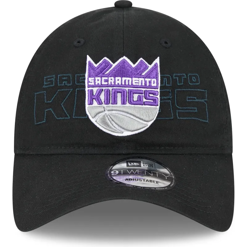 kepsar-curva-svart-justerbart-band-9twenty-draft-edition-2023-fran-sacramento-kings-nba-av-new-era