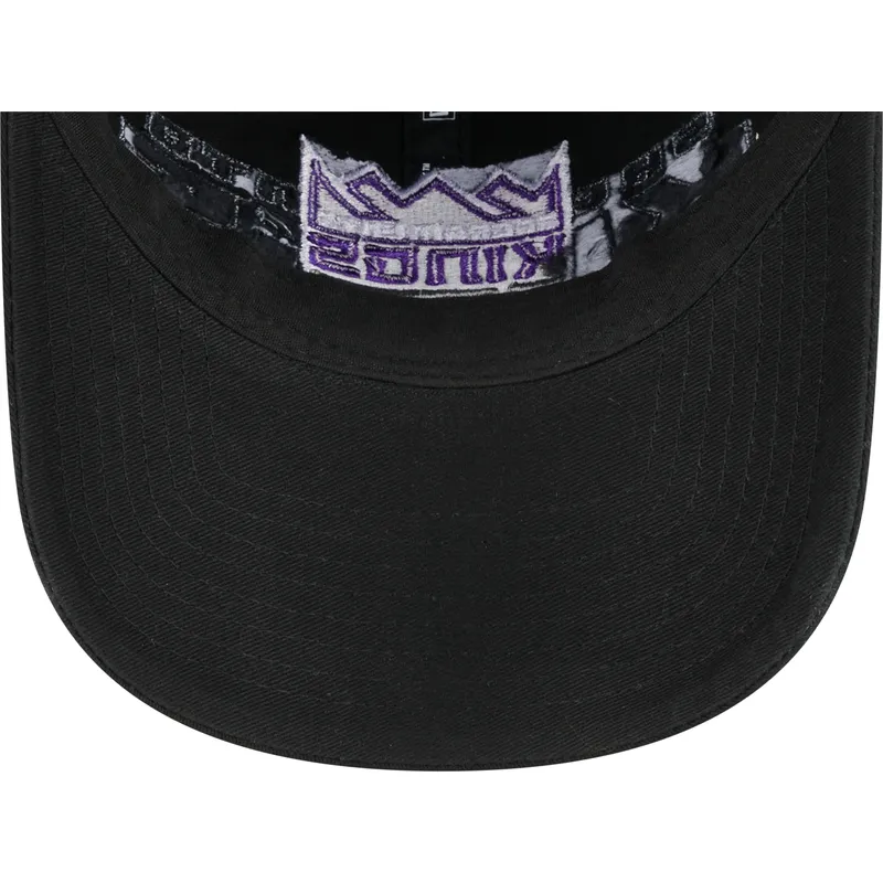 kepsar-curva-svart-justerbart-band-9twenty-draft-edition-2023-fran-sacramento-kings-nba-av-new-era