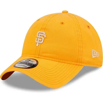 Böjd orange justerbar keps 9TWENTY Mini Logo från San Francisco Giants MLB av New Era