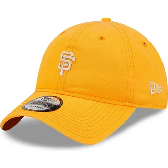 Justerbar orange 9TWENTY minilogotypkeps från San Francisco Giants MLB av New Era