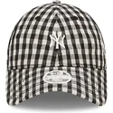 kepsar-curva-svart-justerbart-band-9twenty-gingham-fran-new-york-yankees-mlb-av-new-era