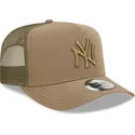 new-york-yankees-mlb-gron-truckerkeps-med-gron-logotyp-a-frame-tech-ripstop-fran-new-era