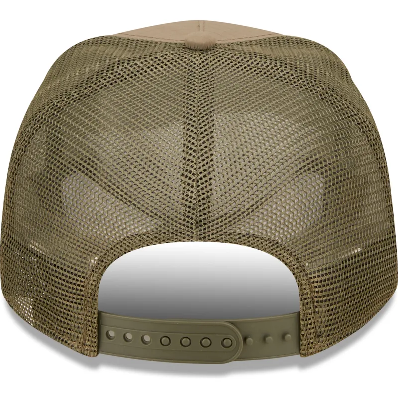 kepsar-curva-gron-snapback-a-frame-tech-ripstop-fran-new-york-yankees-mlb-av-new-era