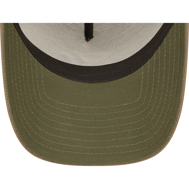 kepsar-curva-gron-snapback-a-frame-tech-ripstop-fran-new-york-yankees-mlb-av-new-era
