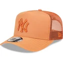 kepsar-curva-brun-snapback-a-frame-tech-ripstop-fran-new-york-yankees-mlb-av-new-era