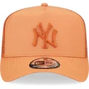 kepsar-curva-brun-snapback-a-frame-tech-ripstop-fran-new-york-yankees-mlb-av-new-era
