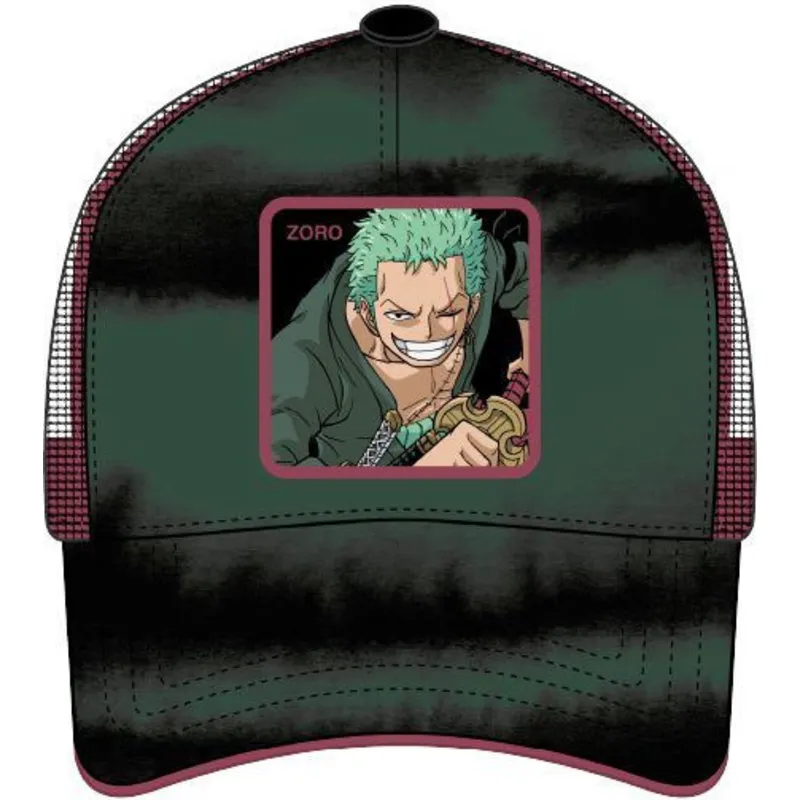 gron-och-svart-trucker-keps-roronoa-zoro-zor5-one-piece-fran-capslab