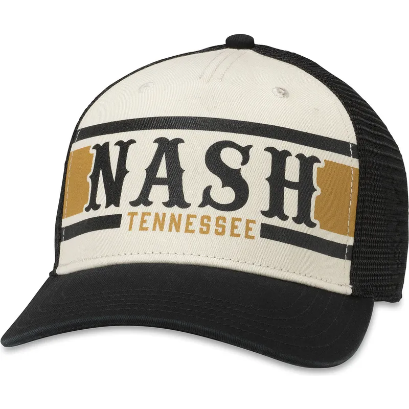 vit-och-svart-trucker-keps-snapback-nashville-tennessee-sinclair-fran-american-needle