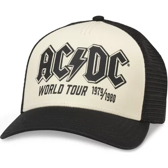 Beige och svart truckerkeps snapback AC/DC World Tour Sinclair från American Needle