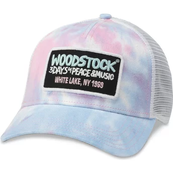 Multifärgad truckerkeps Woodstock Valin snapback från American Needle