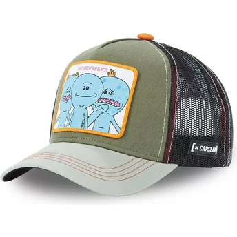Capslab Mr. Meeseeks MRM1 Rick and Morty Green Trucker Hat