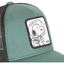 kepsar-curva-gron-snapback-snoopy-jordnotter-av-capslab