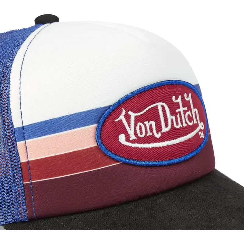 truckerkeps-bla-rod-och-svart-ban-blu-fran-von-dutch