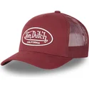 morkrod-justerbar-truckerkeps-lof-b1-fran-von-dutch