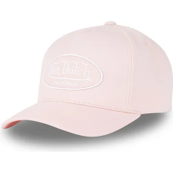 Justerbar rosa böjd keps LOF C1 från Von Dutch