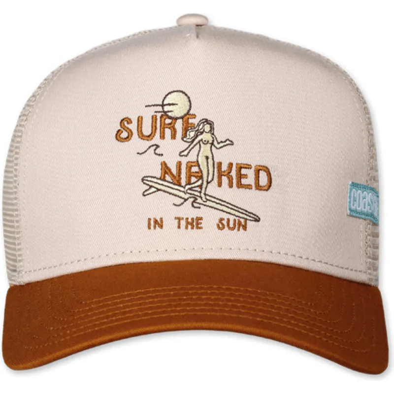 gorra-trucker-beige-och-brun-surf-naked-in-the-sun-iii-hft-fran-coastal
