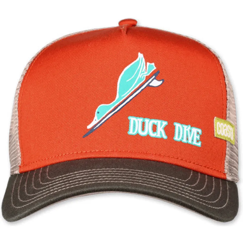 gorra-trucker-orange-duck-dive-hft-fran-coastal