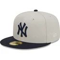 new-era-new-york-yankees-mlb-59fifty-farm-team-gra-och-marinbla-justerad-flat-keps