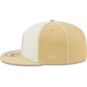 kepsar-plana-beige-justerad-rosa-59fifty-seam-stitch-fran-new-york-yankees-mlb-av-new-era