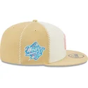 kepsar-plana-beige-justerad-rosa-59fifty-seam-stitch-fran-new-york-yankees-mlb-av-new-era