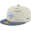 gra-och-bla-platt-keps-justerad-59fifty-the-elements-air-pin-seattle-mariners-mlb-fran-new-era
