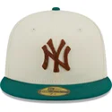 kepsar-plana-gra-justerad-marron-59fifty-camp-fran-new-york-yankees-mlb-av-new-era