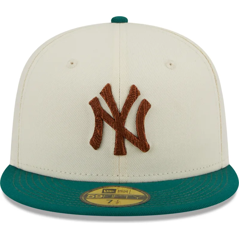 kepsar-plana-gra-justerad-marron-59fifty-camp-fran-new-york-yankees-mlb-av-new-era