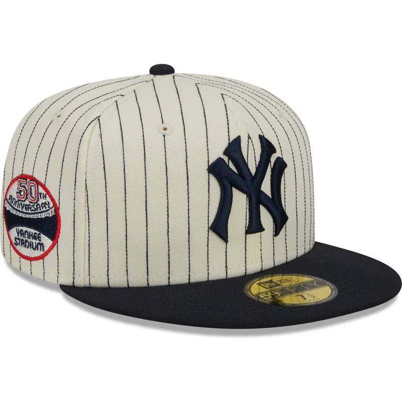 kepsar-plana-beige-justerad-59fifty-retro-script-fran-new-york-yankees-mlb-av-new-era
