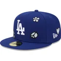 platt-bla-justerad-keps-59fifty-sunlight-pop-fran-los-angeles-dodgers-mlb-av-new-era