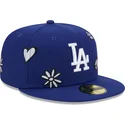 platt-bla-justerad-keps-59fifty-sunlight-pop-fran-los-angeles-dodgers-mlb-av-new-era
