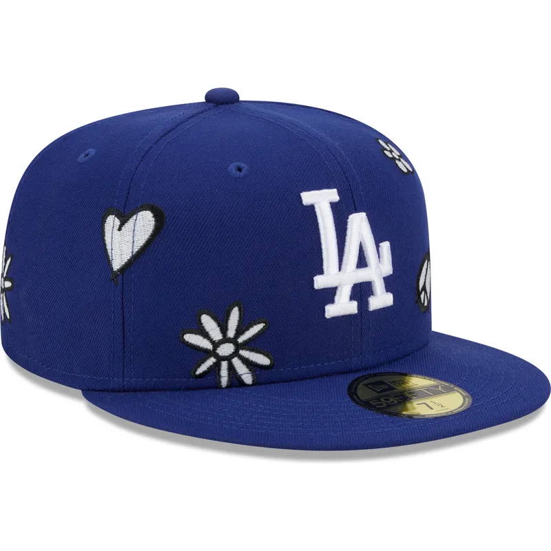 platt-bla-justerad-keps-59fifty-sunlight-pop-fran-los-angeles-dodgers-mlb-av-new-era