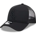 chicago-white-sox-mlb-new-era-svart-9forty-a-frame-all-day-trucker-keps-med-svart-logotyp
