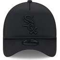 chicago-white-sox-mlb-new-era-svart-9forty-a-frame-all-day-trucker-keps-med-svart-logotyp