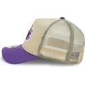 beige-och-lila-9forty-a-frame-all-day-trucker-keps-los-angeles-lakers-nba-fran-new-era