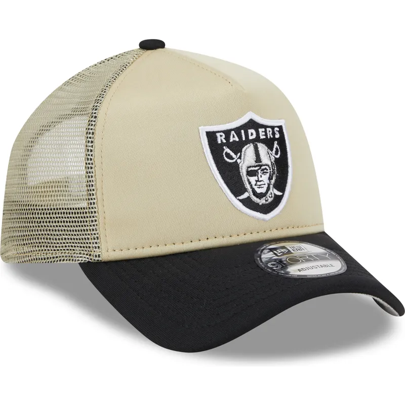 kepsar-curva-beige-snapback-9forty-a-frame-all-day-fran-las-vegas-raiders-nfl-av-new-era