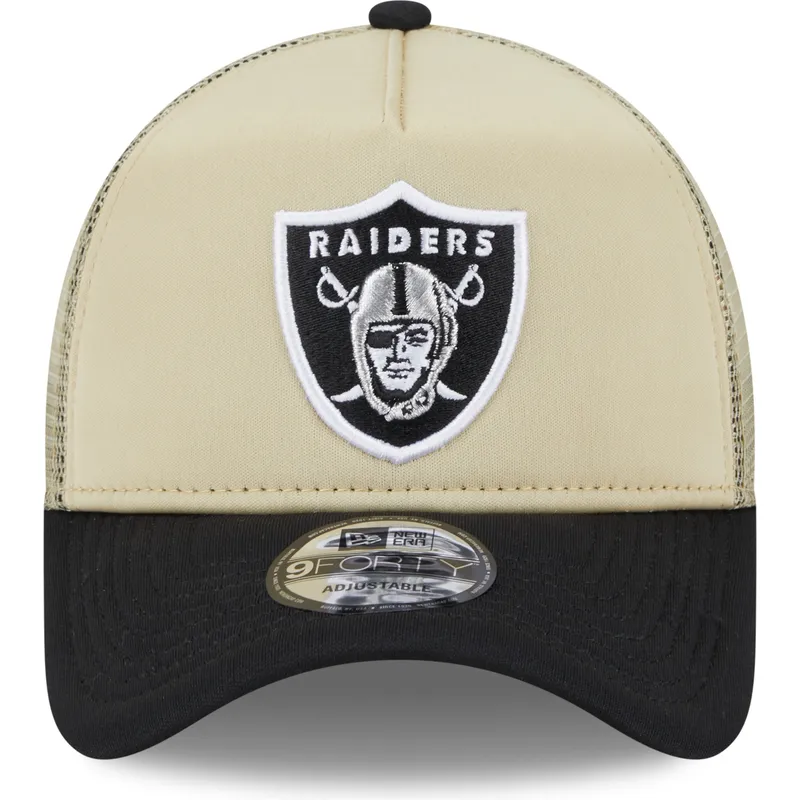 kepsar-curva-beige-snapback-9forty-a-frame-all-day-fran-las-vegas-raiders-nfl-av-new-era