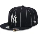 marinbla-platt-keps-snapback-9fifty-pinstripe-visor-clip-new-york-yankees-mlb-fran-new-era